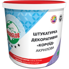 Ансерглоб Штукатурка декоративная акриловая "короед" готовая (2мм), 25кг