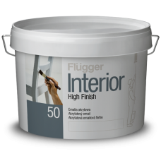 FLUGGER Interior High finish 50 Полуглянцевая акриловая эмаль (Флюгер), 10л