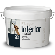 FLUGGER Interior High finish 90 Глянцевая акриловая эмаль (Флюгер), 10л