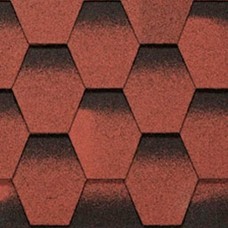 Бітумна черепиця BTM Shingle Рубін червоний