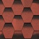 Бітумна черепиця BTM Shingle Рубін червоний