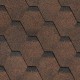 Бітумна черепиця BTM Shingle Рубін коричневий
