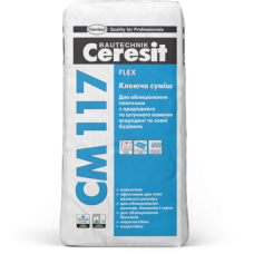 Клей для плитки CERESIT CM 117 еластичний, 25кг Клей для плитки CERESIT CM 117 еластичний, 25кг