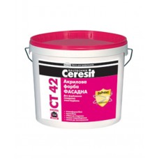 CERESIT CT 42 Краска фасадная акриловая, 10л (Церезит) CERESIT CT 42 Краска фасадная акриловая, 10л (Церезит)