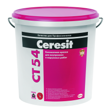 CERESIT CT 54 Краска фасадная силикатная, 10л (Церезит) CERESIT CT 54 Краска фасадная силикатная, 10л (Церезит)