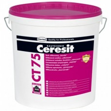 CERESIT CT 75 Декоративная штукатурка силиконовая "короед" (2мм), 25кг CERESIT CT 75 Декоративная штукатурка силиконовая "короед" (2мм), 25кг