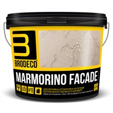 BRODECO Marmorino Facade Декоративна фасадна штукатурка (Бродеко Марморіно Фасад), 15кг