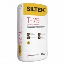 SILTEK Микс+ Т-75 Клей для пенопласта и минеральной ваты (Силтек), 25кг