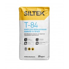 Клей SILTEK Т-84 для камінів та печей, 25кг