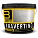 BRODECO Travertino Декоративная штукатурка (Бродеко Травертино) крупнозернистая (под камень), 15кг 